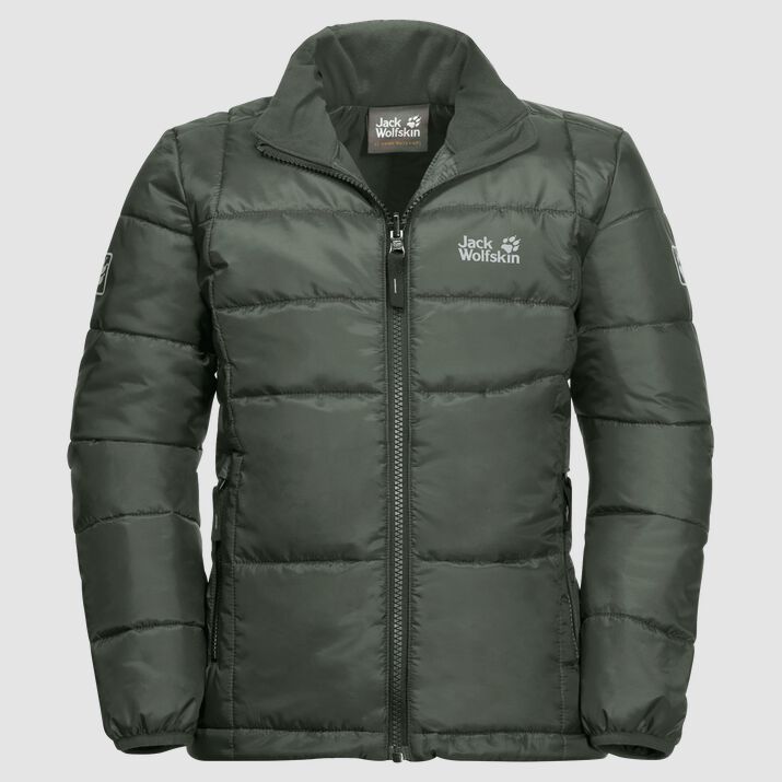 Chamarra Cortavientos Jack Wolfskin Argon Niños Verdes Mexico-2948117